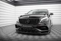 Mercedes A-Klass AMG-Line W176 Facelift 2015-2018 Frontläpp / Frontsplitter V.2 Maxton Design